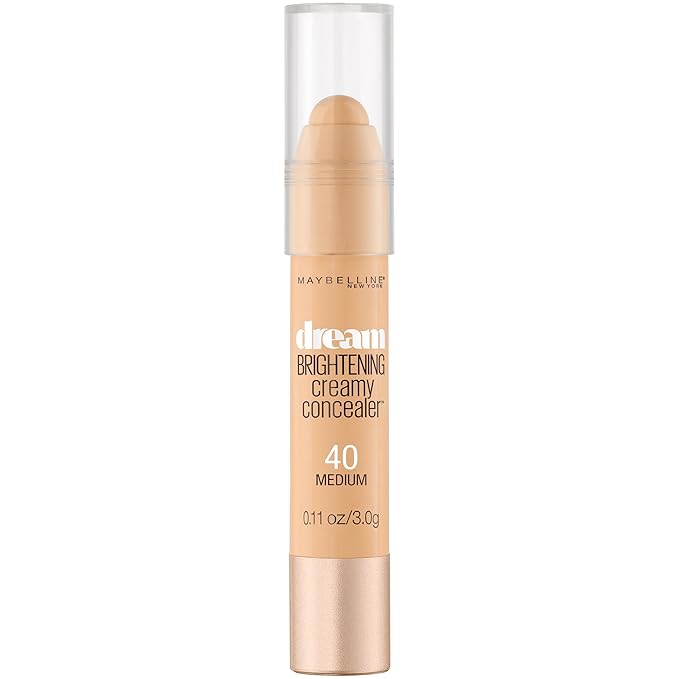 Maybelline Dream Brightening Creamy Concealer, Medium, 0.11 oz.-VivaGrace Women
