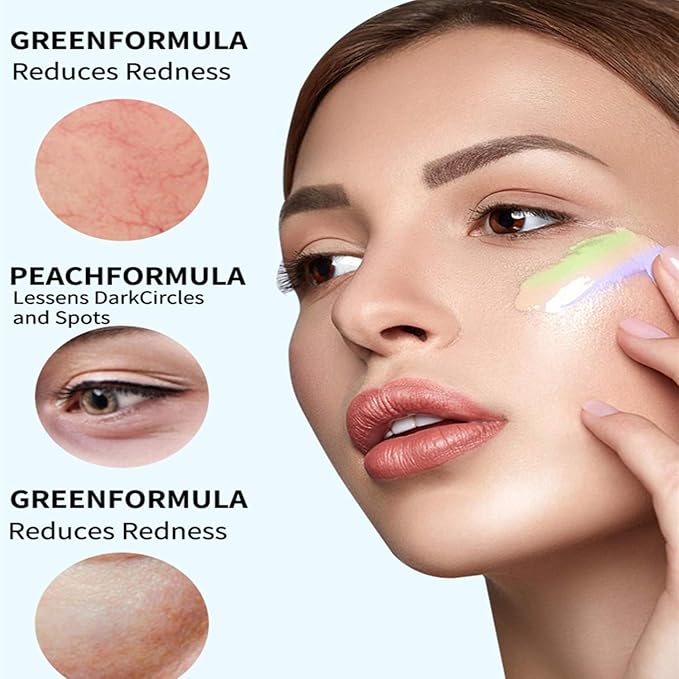 MAEPEOR Liquid Conceal Contour 7 Colors Cream Lightweight Liquid Concealer Contour Makeup for Concealing Blemishes, Brighten Dark Circles (Color 04 Peach)-VivaGrace Women