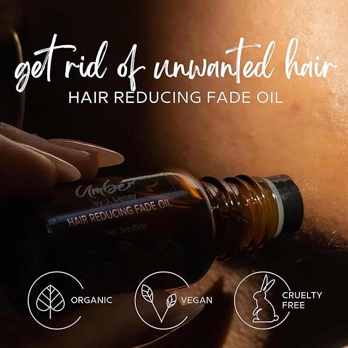 Hair Reducing Fade Oil - Sentive Strength (For sentive skin) Hair Growth Minimizer, Slow Down Facial Hair Growth for Women & Men, Hair Inhibitor Serum, Moisturizing & Soothing, 15ml-VivaGrace Women