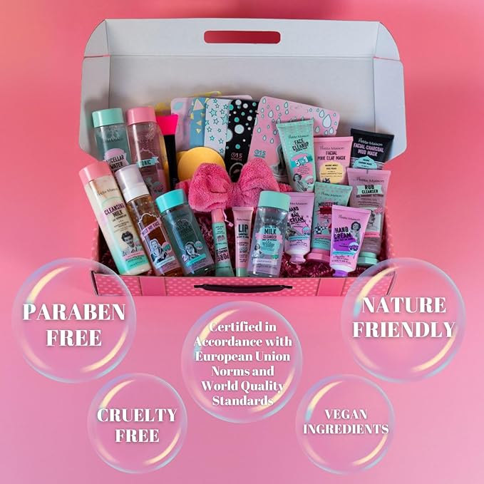 Gift Box for Women - Care Package Gifts for Women - Unique Gifts for Women, Mom, Her, Sister, Aunt, Friends - Birthday Gifts for Women Gift Basket Spa Skin Care Sets (Premium Luxury 25 Pieces)-VivaGrace Women