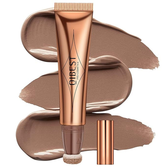 Mysense Liquid Contour Beauty Wand,Gel Cream Bronzer Stick,Blendable Matte Finish Shades Pencil,Long Lasting Smooth Moisturize Gliding Face Makeup,With A Sponge Tip,#01-VivaGrace Women