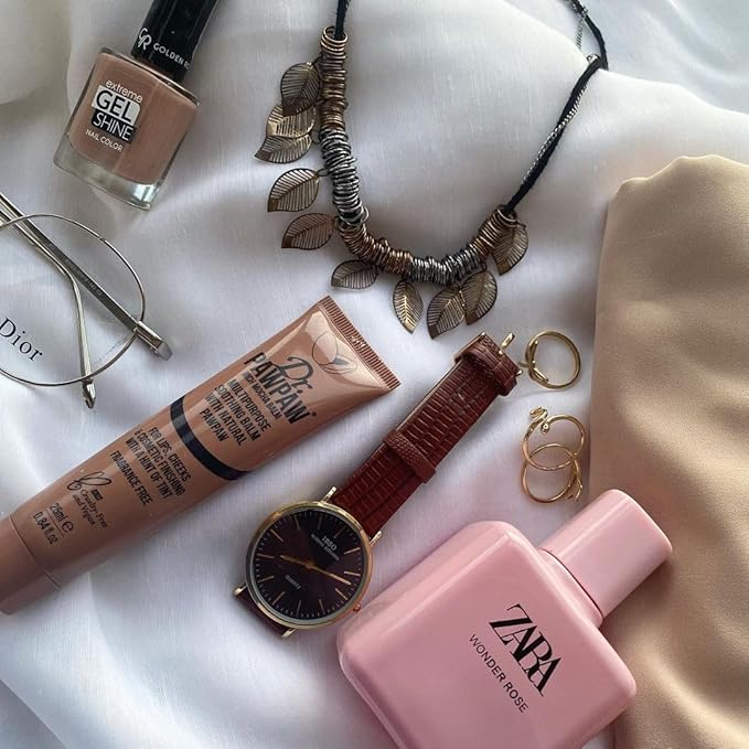 Rich Mocha Balm, Multi-Purpose Natural No Fragrance, for Hydrating Lips, Skin, Hair, Cuticles, Nails & Beauty Finishing (25 ml)-VivaGrace Women