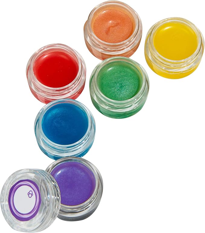 Thames & Kosmos Yummy Rainbow Lip Balm Lab STEM Kit | Make Lip Balms, Glosses | Strawberry, Grape, Banana Flavors & Cosmetic Jars | Chemistry & Biology of Skin Care | 2-Language (EN/FR)-VivaGrace Women