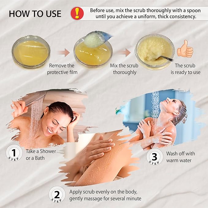 Dead Sea Collection Coffee Scented Salt Body Scrub - Large 23.28 OZ - with Pure Oils and Dead Sea Minerals-VivaGrace Women