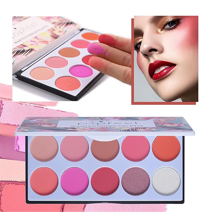 Multi-purpose Makeup Kit All-in-One Makeup Gift Set Colours Mix Eyeshadow Concealer Lip Gloss Pressed Powder and Powder Blusher Cosmetic Makeup Palette Set Kit #096-VivaGrace Women