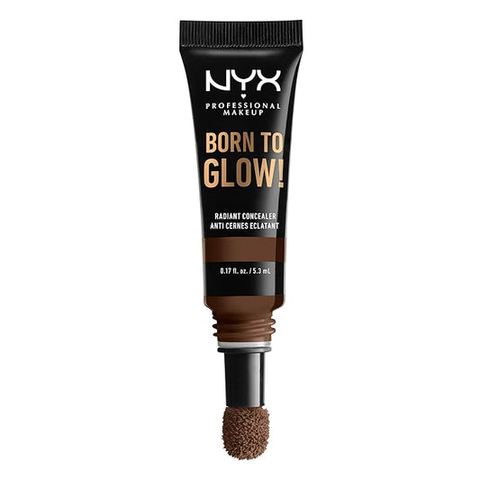 NYX PROFESSIONAL MAKEUP Born To Glow Radiant Concealer, Medium Coverage - Deep-VivaGrace Women