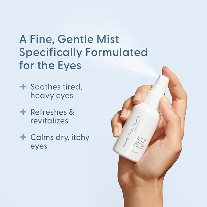 twenty/twenty Easy On The Eyes – 0.02% Hypochlorous Acid Spray to Cleanse Eyelashes – Reduce Eyelid Irritation – Safe for Sensitive Skin – Ophthalmologist Developed–Vegan, Clean Ingredients – 60ml-VivaGrace Women