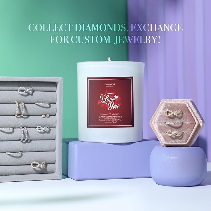 Foreverwick I Love You Mother's Day Gift Set | Sweet Mother's Day Gifts for Mom, Grandma, Sister | Mother's Day Candle | Mom Gifts for Birthday, Valentine's, Christmas | Spa Gifts for Women-VivaGrace Women