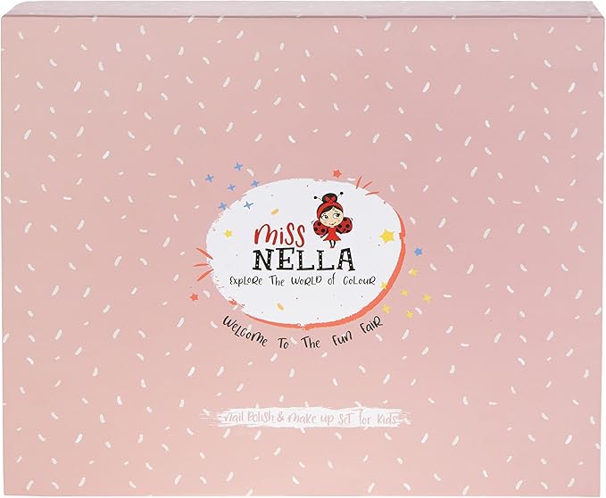 MISS NELLA Pop-up Beauty Suitcase, Nails and Accessories Set, Perfect for Children and Teens, Great for Parties and Sleepovers- Kid Friendly and Non-Toxic-VivaGrace Women