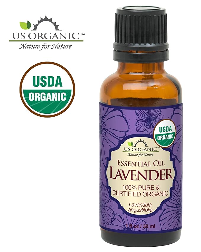 US Organic 100% Pure Lavender Essential Oil, Directly sourced from Bulgaria, USDA Certified Organic, Undiluted, for Diffuser, Humidifier, Massage, Skin, Hair Care, Non GMO, 30 ml-VivaGrace Women