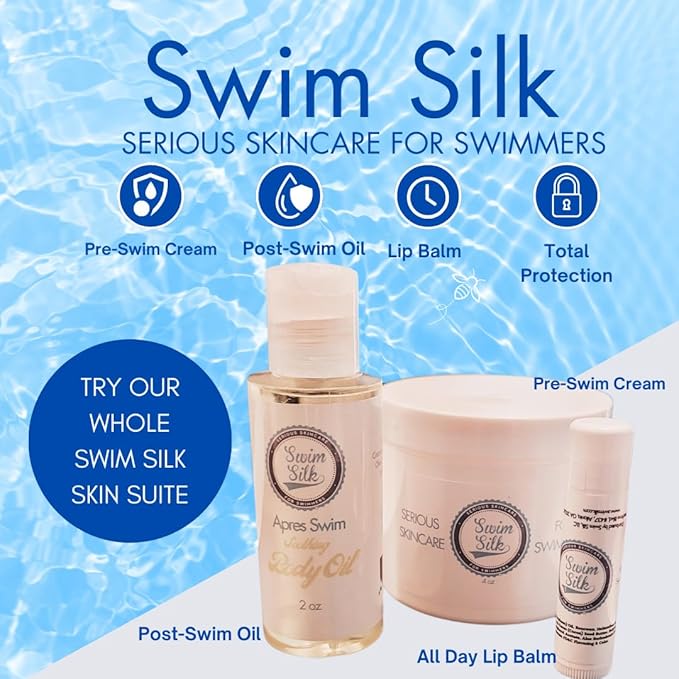 Swim Trio for Skin Protection, Hydration and Nourishment - Skin Shield, Body Oil and Lip Balm-VivaGrace Women