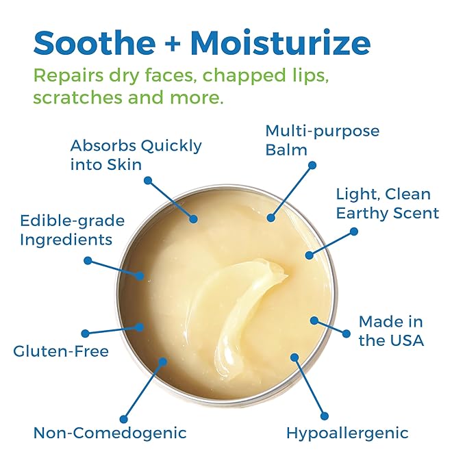 Waxhead Aftersun Body Butter for Sunburn Relief - Also great Tattoo Balm, Eczema Cream for Kids Adults, After Sun Lotion, Sunburn Treatment, Healing Salve-VivaGrace Women