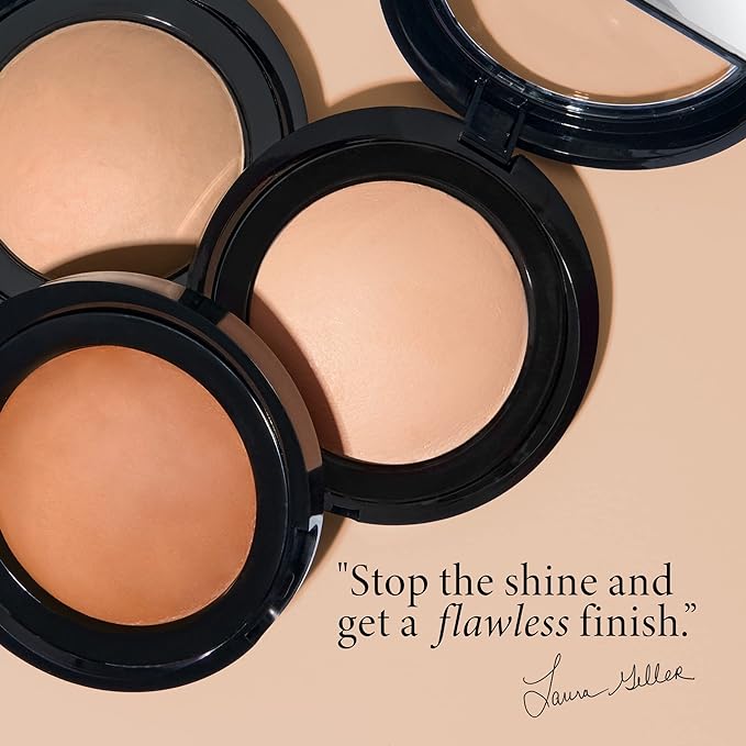 LAURA GELLER NEW YORK Baked Blurring + Setting Powder, Translucent Makeup Setting Powder For Soft-Focus Finish, Minimize Fine Lines and Pores, Porcelain/Fair-VivaGrace Women