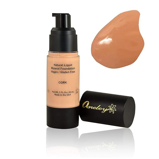 Natural/Organic Liquid Mineral Foundation (Cork)-VivaGrace Women