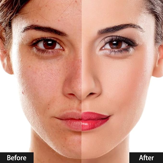 Foundation Makeup Concealer, Medium-to-Full Coverage Foundation Cream, Long Lasting Waterproof Up to 12HR Hybrid Setting Powder-VivaGrace Women