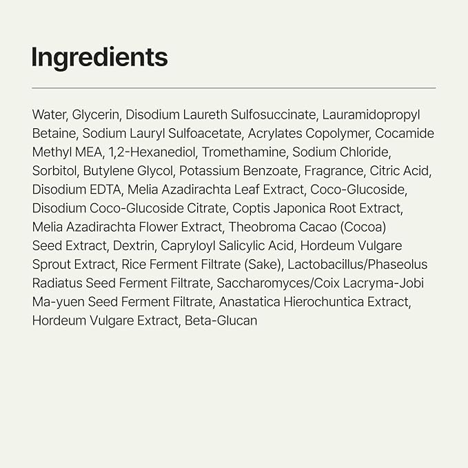 Gel Cleanser, Big Size, Gentle Exfoliation and Face cleanser for Sensitive Skin, Korean Skin Care, Vegan, 6.93 Fl Oz-VivaGrace Women