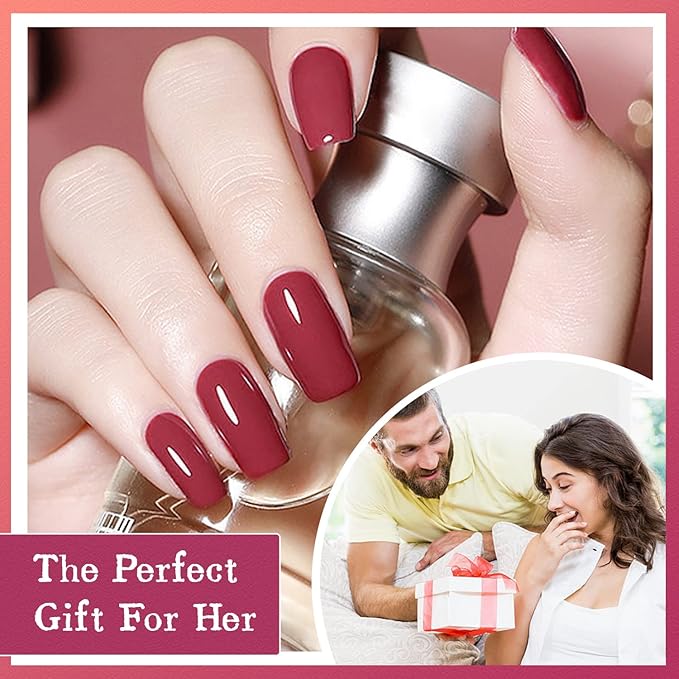 JODSONE Gel Nail Polish Kit with U V Light 36 PCS Classic Black and White Nude and Blue Purple Gel Polish Set with Manicure Tools Suitable for All Sea-VivaGrace Women