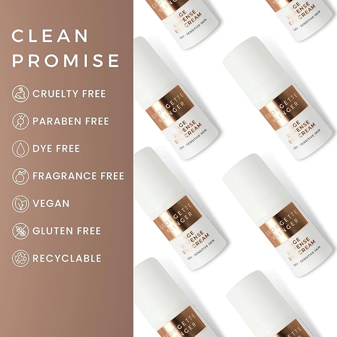 Georgette Klinger Age Defense Eye Cream – Rich Eye Balm: Lifts and Firms for Youthful Appearance, With 5 Botanical Oils to Hydrate while Diminishing Fine Lines and Wrinkles – 1/2 oz-VivaGrace Women