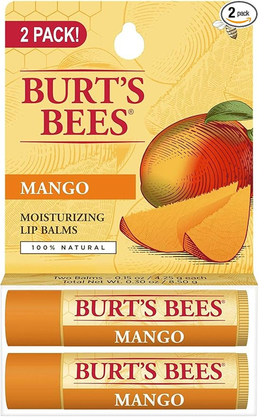Moisturizing Lip Balms 2 Pack - Mango 2/0.15 Ounce (4.25 g) Balm-VivaGrace Women