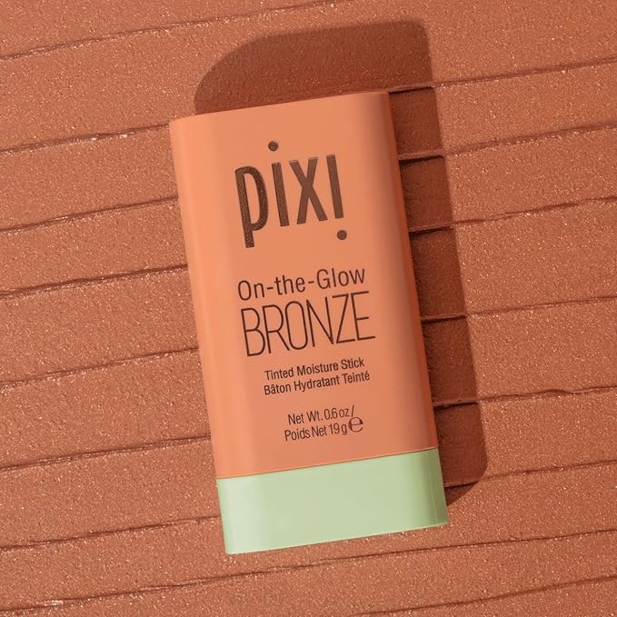 Pixi On-the-Glow Bronze - RichGlow, Hydrating Tinted Moisture Bronzer Stick with Ginseng, Aloe Vera & Fruit Extracts, For Cheeks & Lips, 19g / 0.6oz, Paraben-Free-VivaGrace Women