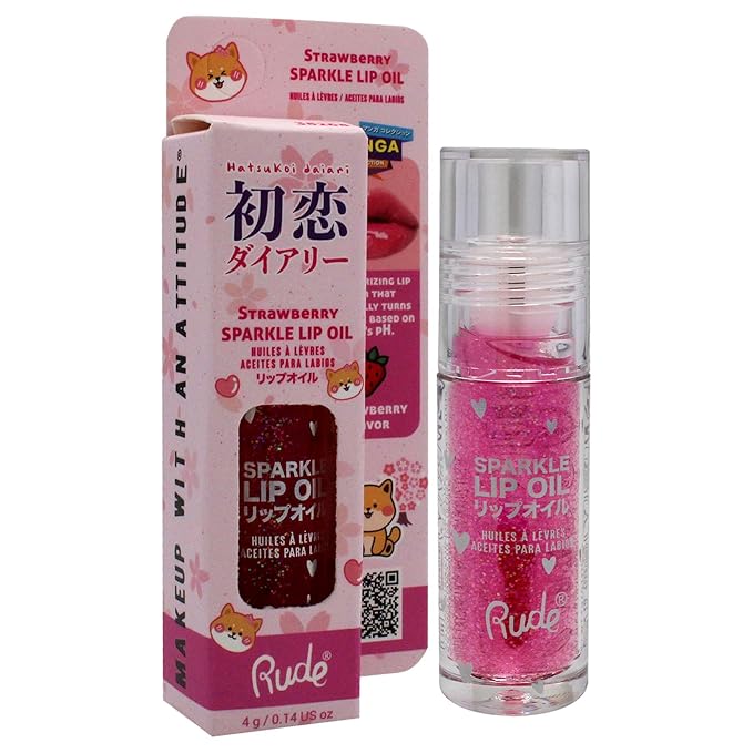 RUDE Manga Sparkle Lip Oil-VivaGrace Women