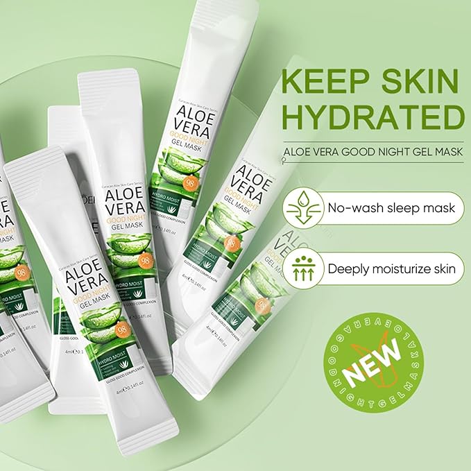9Pcs Skin Care Products Set, Skin Care Gift Set for Women Girls, Aloe Vera Skin Care Sets, Face Care Kit with Cleanser, Clay Mask, Toner, Serum, Lip Balm, Eye Cream, Moisturizer, Hand Lotion-VivaGrace Women