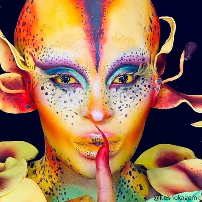 Mehron Makeup Liquid Makeup | Face Paint and Body Paint Perfect for Halloween, Cosplay I Air Brush Compatible 4.5 oz (133 ml) (Yellow)-VivaGrace Women