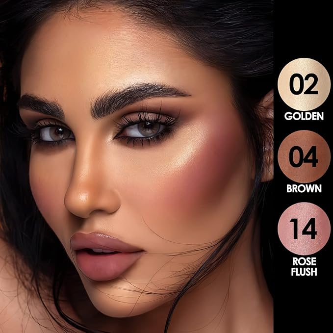 FOCALLURE 3 Pcs Cream Contour Sticks,Shades with Highlighter & Bronzer & Blush,Non-greasy Long-wear Face Contouring Pen,Easy to Sculpt the Face and Create a Lightweight Finishing Makeup,NEUTRAL-VivaGrace Women