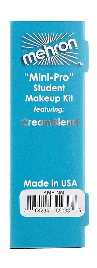 Mehron Makeup Mini-Pro Student Makeup Educational Kit (Medium/Olive)-VivaGrace Women