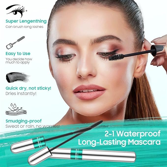 Makeup Sets for Women Girls Air Cushion Eyebrow Pencil Eyeshadow Palette Mascara Lipstick Makeup Bag, Create Sophisticated Makeup for Your Wife & Girlfriend-VivaGrace Women