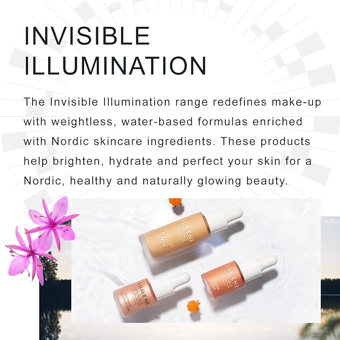 Lumene Dewy Glow Gel Primer - Invisible Illuminating Primer + Hydrating Gel for Radiant Glowing Skin - Lightweight Brightening Face Primer for Makeup + 24hr Visibly Smoother Skin (1oz)-VivaGrace Women