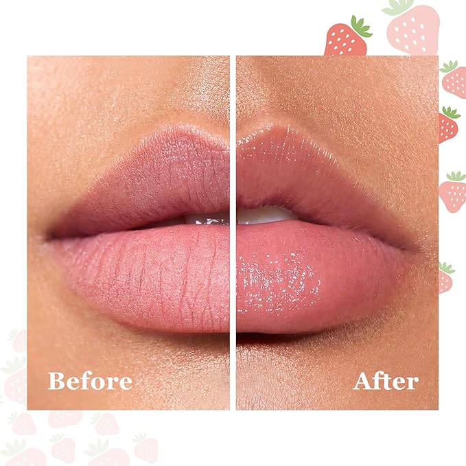 Boobeen Fruit Lip Balm Stick, Lip Repair Stick for Dry Cracked Lips, Moisturizing Lip Care Reduce Fine Lines, Hydrating Lip Balm for Men & Women-VivaGrace Women