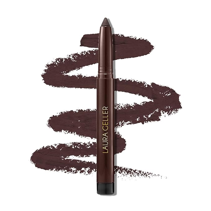 LAURA GELLER NEW YORK Kajal Longwear Kohl Eyeliner Pencil - Smoky Taupe Kohl - Caffeine and Vitamin E - Smooth & Blendable Liner - Built-In Sharpener-VivaGrace Women