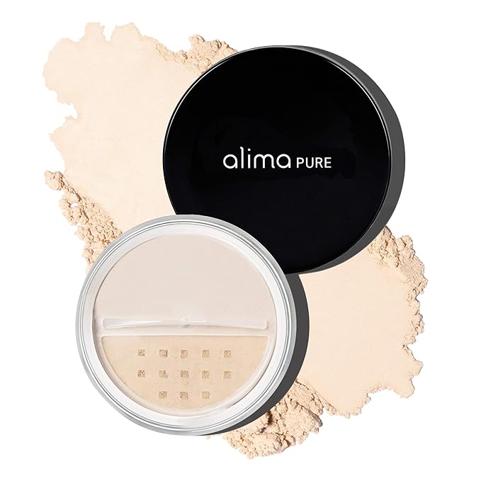 Alima Pure Matte Foundation Loose Mineral Powder Foundation Makeup, Loose Powder Makeup Oil Free Talc Free Powder, Natural Makeup Mineral Foundation Full Coverage Natural Foundation Powder .15 oz/4.5g-VivaGrace Women