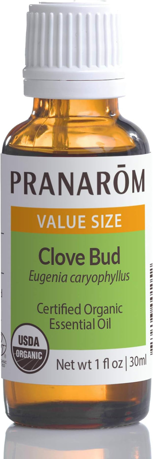 Pranarom USDA Certified Organic Clove Essential Oil (30ml), 100% Pure Undiluted Therapeutic Grade from Sri Lanka & Madagascar for Aromatherapy, Diffuser, Immune Support, DIY Cleaning, Warm Scent-VivaGrace Women