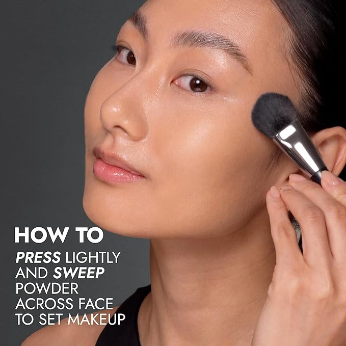 COVER FX Perfect Setting Powder - Shade Medium- Loose Makeup Finishing Powder - Mattify Skin and Lock in Makeup - Blurs Fine Lines - Full Size-VivaGrace Women