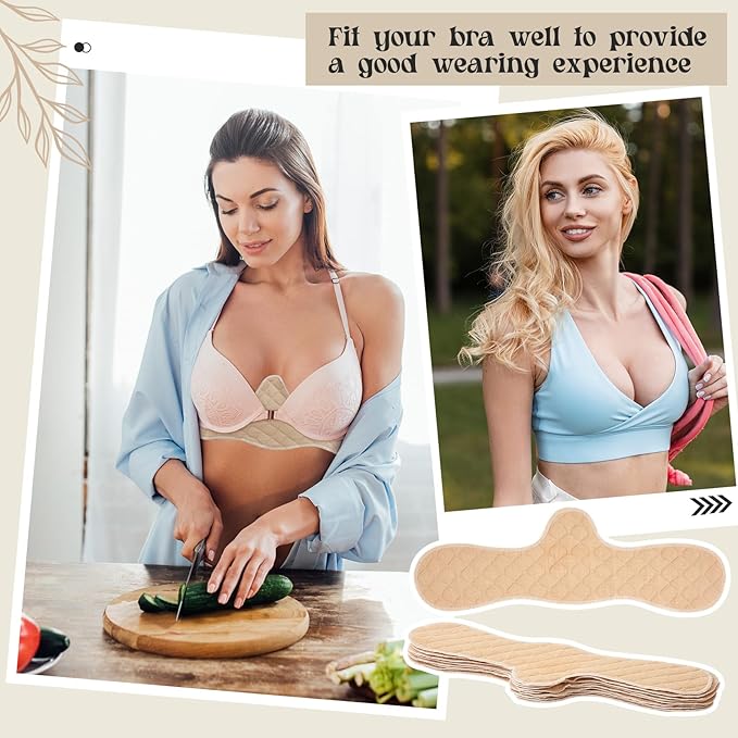 Boyiee 9 Pcs Cotton Bra Liners 3 Layer Reusable Washable Under Breast Sweat Absorber Pads for Woman-VivaGrace Women
