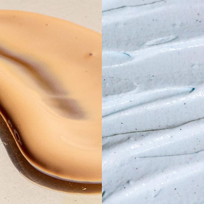 DRMTLGY Universal Tinted Moisturizer with SPF 46 & Microdermabrasion Facial Scrub Set - Universal Tinted SPF & Face Exfoliator 2 Pack-VivaGrace Women