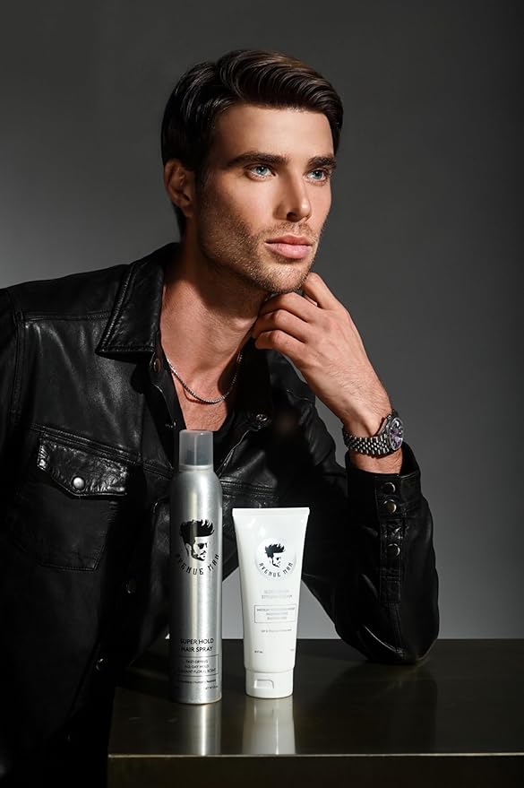 Avenue Man Sleek Finish Cream - 7 oz - Hair Styling Cream for Men with Acai & Soy Protein - Hair Putty for Smooth Control & Structure - Hair Paste for Men for Textured, Slick Back or Classic Looks-VivaGrace Women