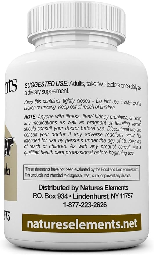 Natures Elements DHT Blocker – Herbal Formula with Saw Palmetto, Fo-Ti & Beta-Sitosterol – Supports Hair Regrowth & Gray Hair Reversal – Non-GMO, Vegetarian - 60 Tablets - Pack of 3-VivaGrace Women