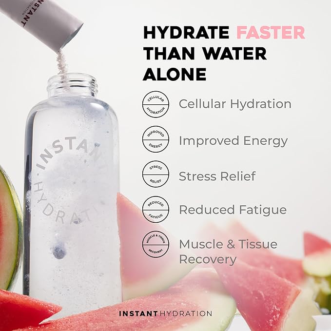 Instant Hydration Electrolytes Powder Packets - Electrolyte Drink Mix - Zero Sugar - Keto, Vegan, Gluten-Free, Non-GMO - Boost Recovery, Brain Health, Muscle & Tissue Support- 30 Sticks-VivaGrace Women