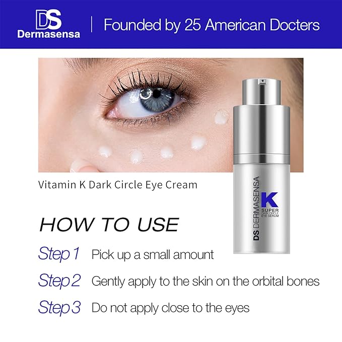 Vitamin K Super Eye Cream, 0.5 Fl Oz.-VivaGrace Women