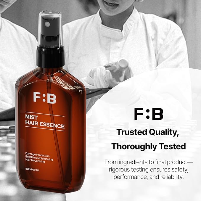 [Forbeaut] Mist Hair Essence – Lightweight Leave-In Treatment Spray for Damaged Hair, Daily Use, Silky Protein Care for Shine & Elasticity, Salon-Like Finish, Woody Citrus Scent, 100ml / 3.7 fl.oz-VivaGrace Women