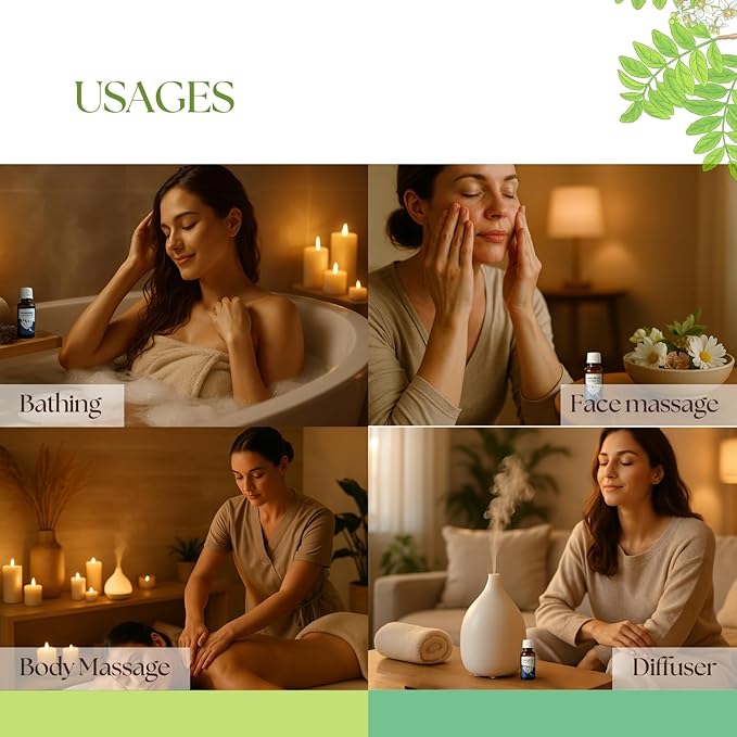 Roots & Above Pure Natural Frankincense Oil 1.01 oz/30ml for Diffusers, Hair, Skin Care, Face, Body, Massages & Soap and Candle Making-VivaGrace Women