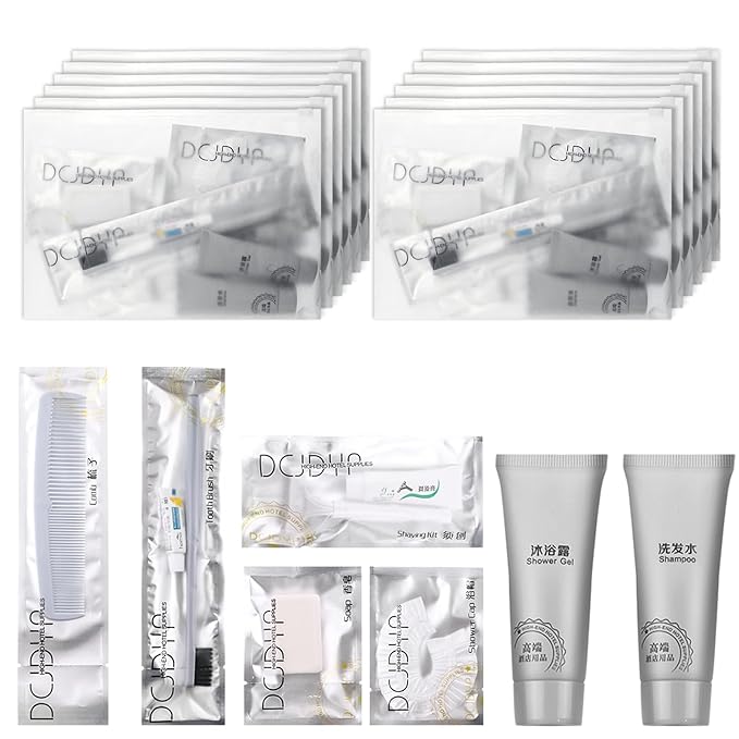 Hygiene Kit, Hygiene Kit Bulk, Individually Packed,The Travel Hygiene Kit Is Fully Equipped, Convenient For Personal Washing, Convenience Kits Suitable For Hotel, Home, Camping, Travel ( Pack-25)-VivaGrace Women