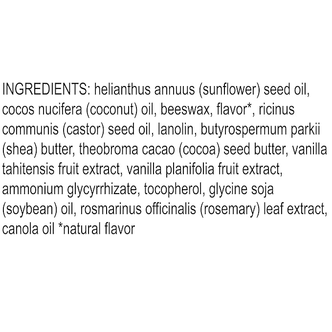 Burt's Bees Lip Balm - Vanilla Bean, Lip Moisturizer With Responsibly Sourced Beeswax, Tint-Free, Natural Origin Conditioning Lip Treatment, 2 Tubes, 0.15 oz.-VivaGrace Women