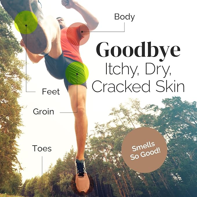 Tea Tree Oil Balm, Extra Strength, Pair Well with Jock Itch Cream, Spray, Athletes Foot, Ringworm Cream for Human, Rash Cream, Fast Acting for Dry, Itchy Skin, Plant Powered Wonder Balm-VivaGrace Women