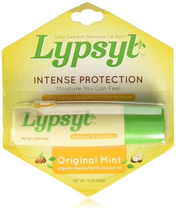 Lypsyl Intense Protection Original Mint, Lip Balm 0.10 oz-VivaGrace Women