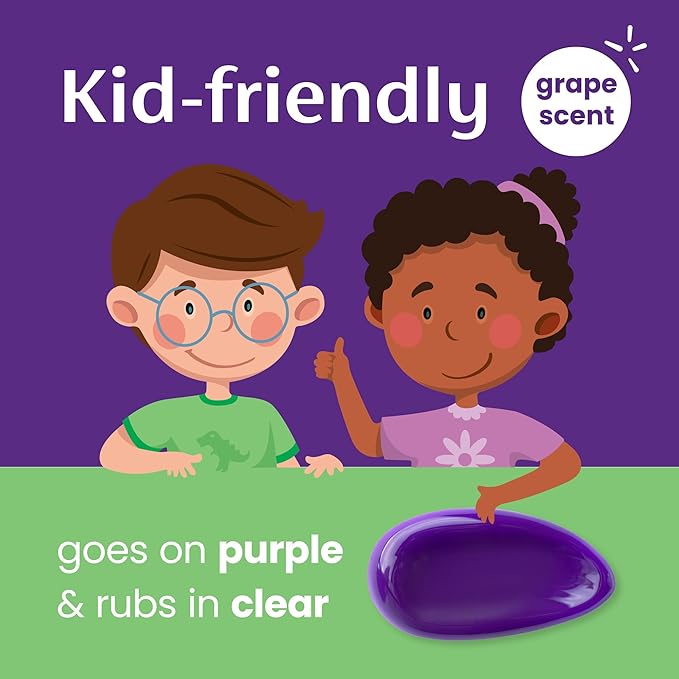 Mederma Scar Gel for Kids - Reduces Appearance of Old & New Scars from Cuts, Burns, Surgery, Insect Bites & Scrapes, Grape Scented, Goes on Purple & Rubs in Clear, Ages 2+, 0.70 Oz-VivaGrace Women