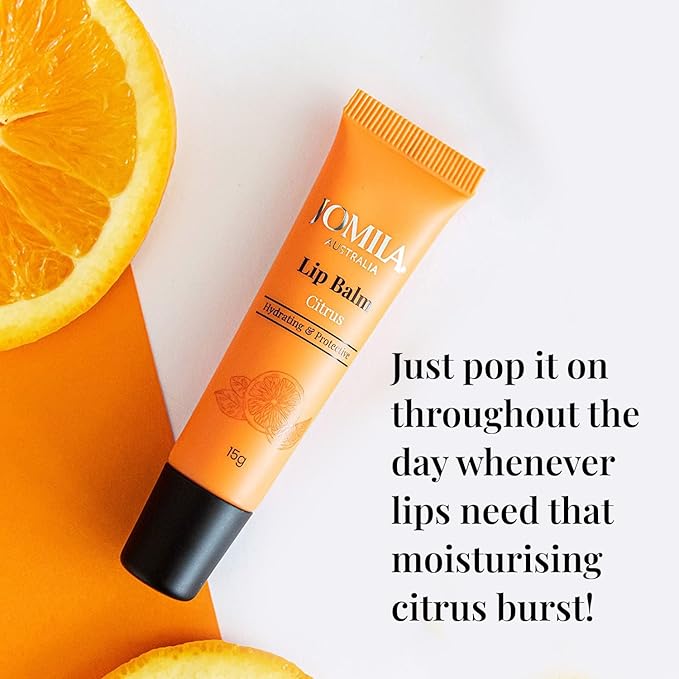 Citrus Lip Balm 15g for Dry Lips, With Lanolin, Lip Care, Improved formula, For Men and Women, 15g-VivaGrace Women